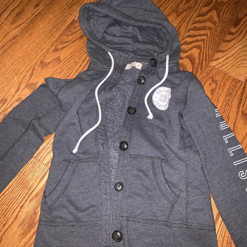 Dark gray sweatshirt